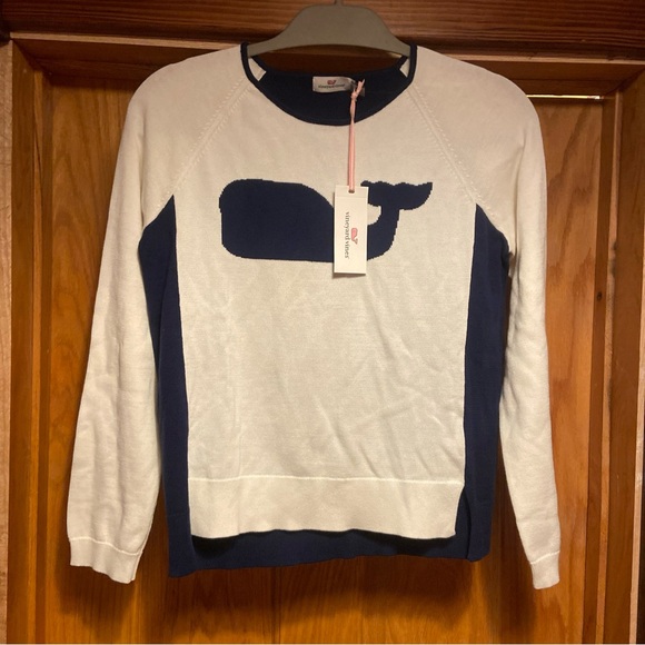 Vineyard Vines | Shirts & Tops | Vineyard Vines Raglan Whale Intarsia ...